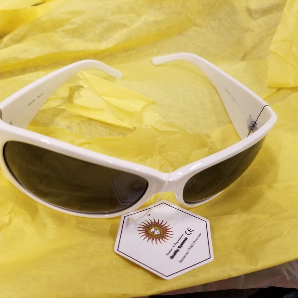 White bling sunglasses